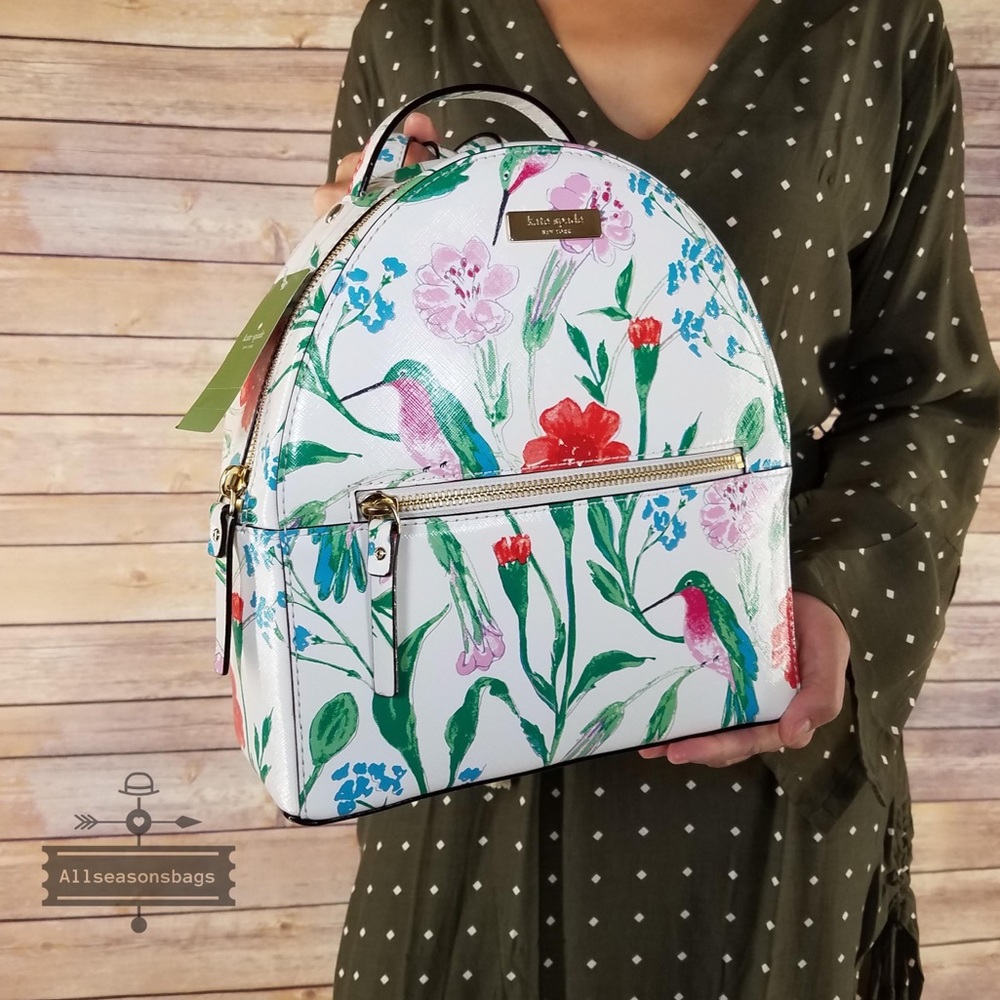 Kate spade Sammi laurel way hummingbird backpack - Picture 1 of 8
